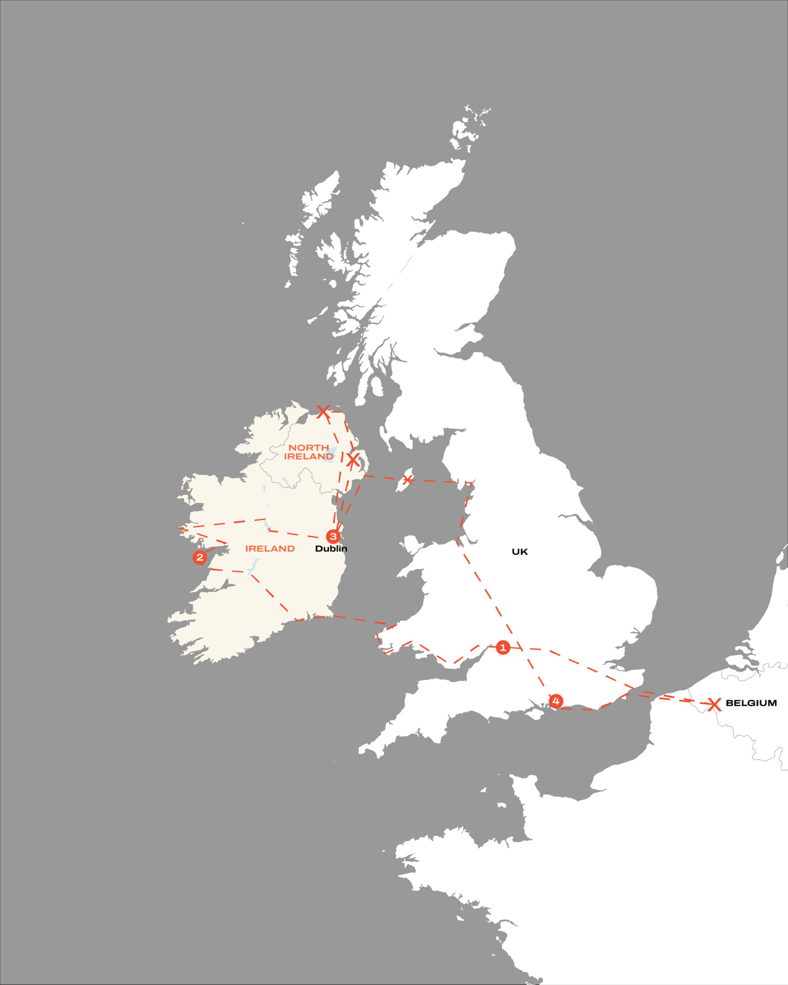 Ireland map