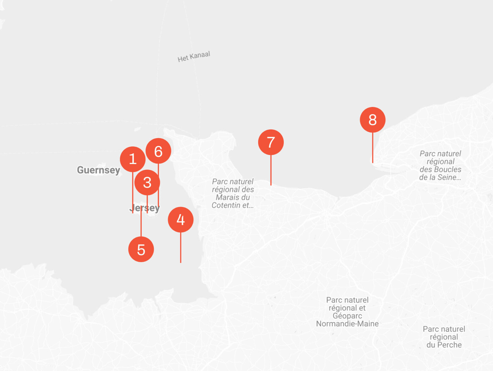 Travels map 2